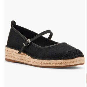 NEW Blondo Hanah Waterproof Espadrille Mary Jane Flat (Women) Size 9.5, Black